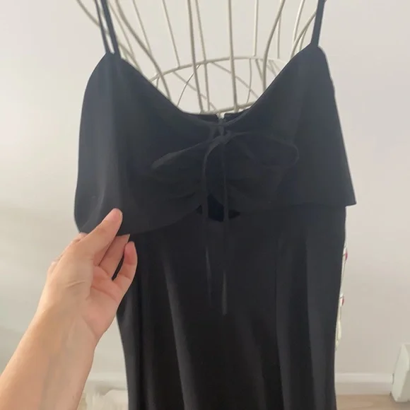 EXPRESS Black CUT-OUT Maxi Dress - Picture 6 of 12